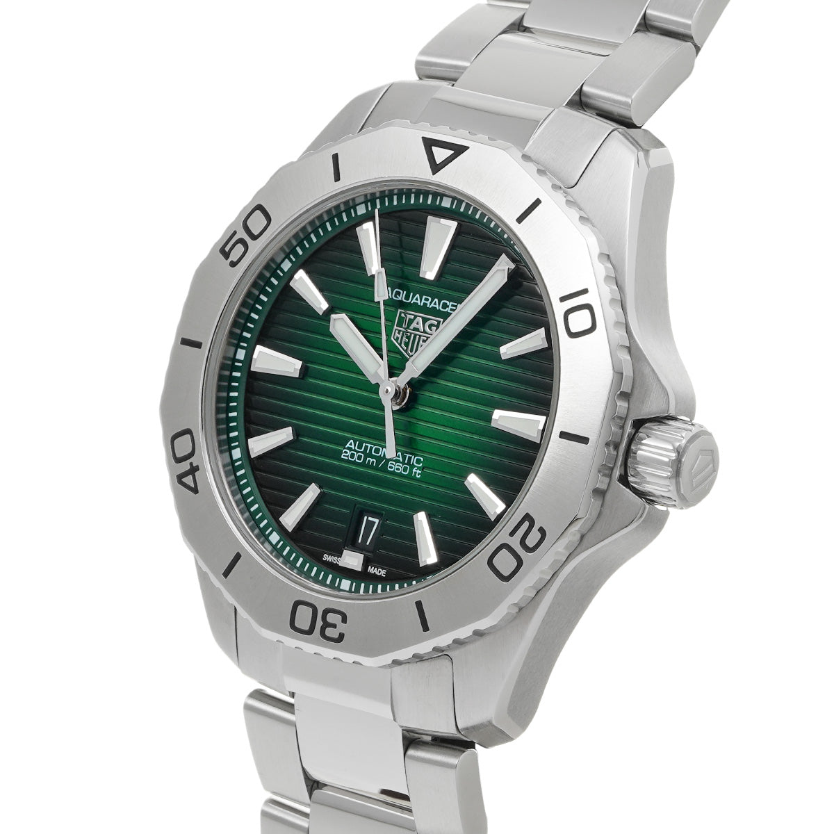 Aquaracer Professional 200 Date Calibre 5 WBP2115.BA0627 Green TAG HEUER Men's [Pre-Owned]
