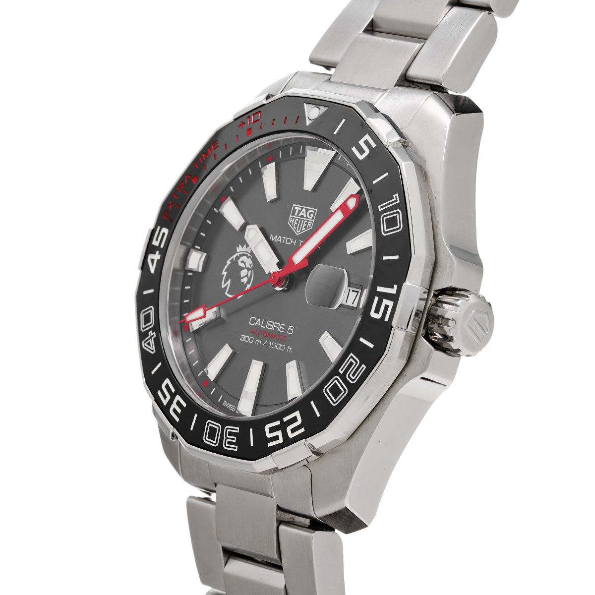 Aquaracer Calibre 5 Premier League Edition WAY201D.BA0927 Charcoal Gray TAG HEUER Mens [Pre-Owned]