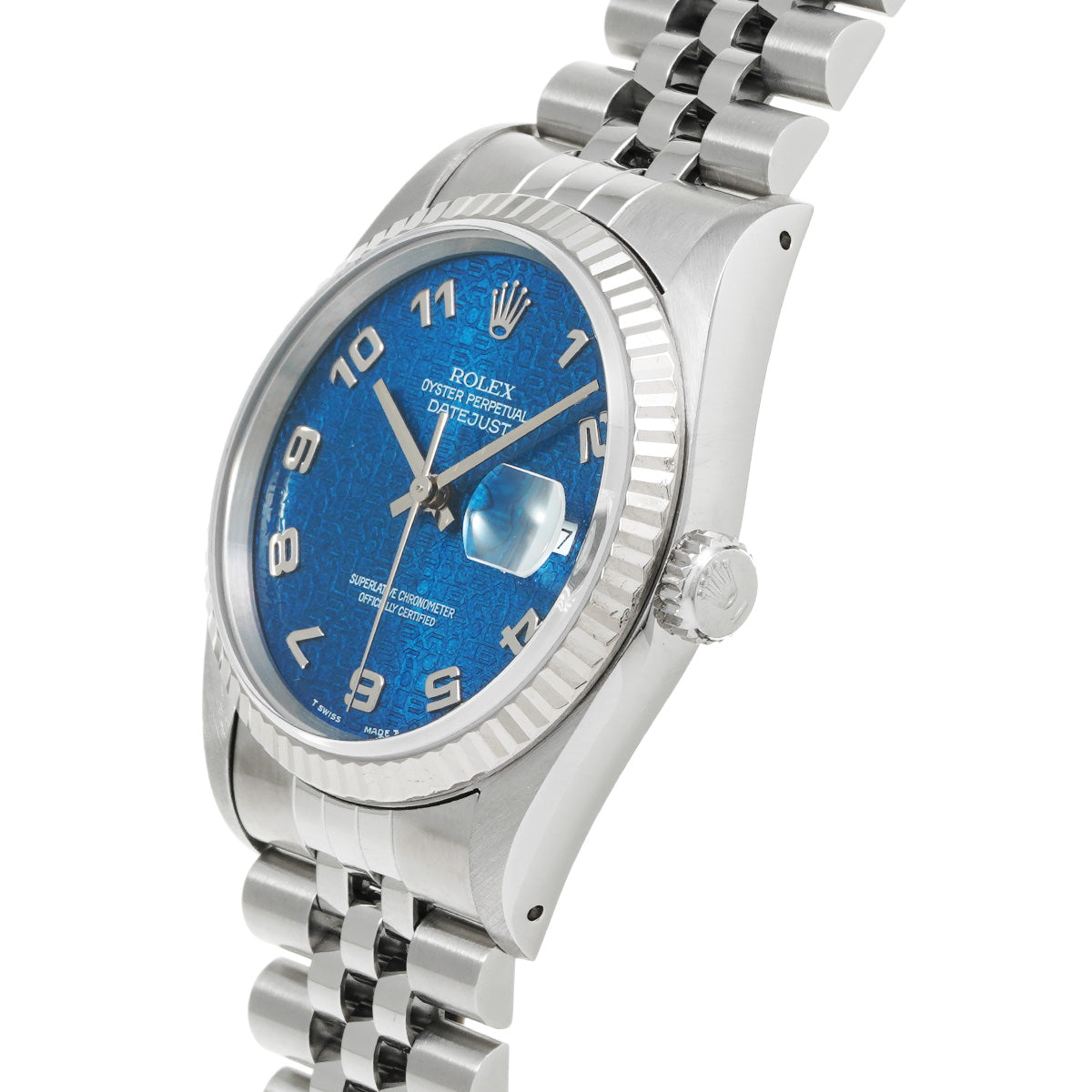 Datejust 16234 S (manufactured circa 1994) Blue Computer ROLEX Men's [Pre-Owned].