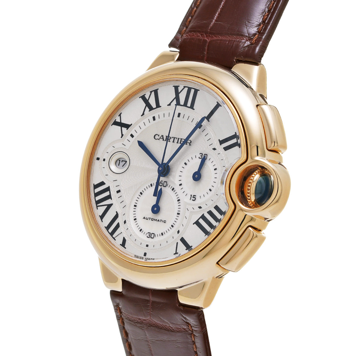 Ballon Bleu LM Chronograph W6920007 Silver CARTIER Unisex [Pre-Owned].
