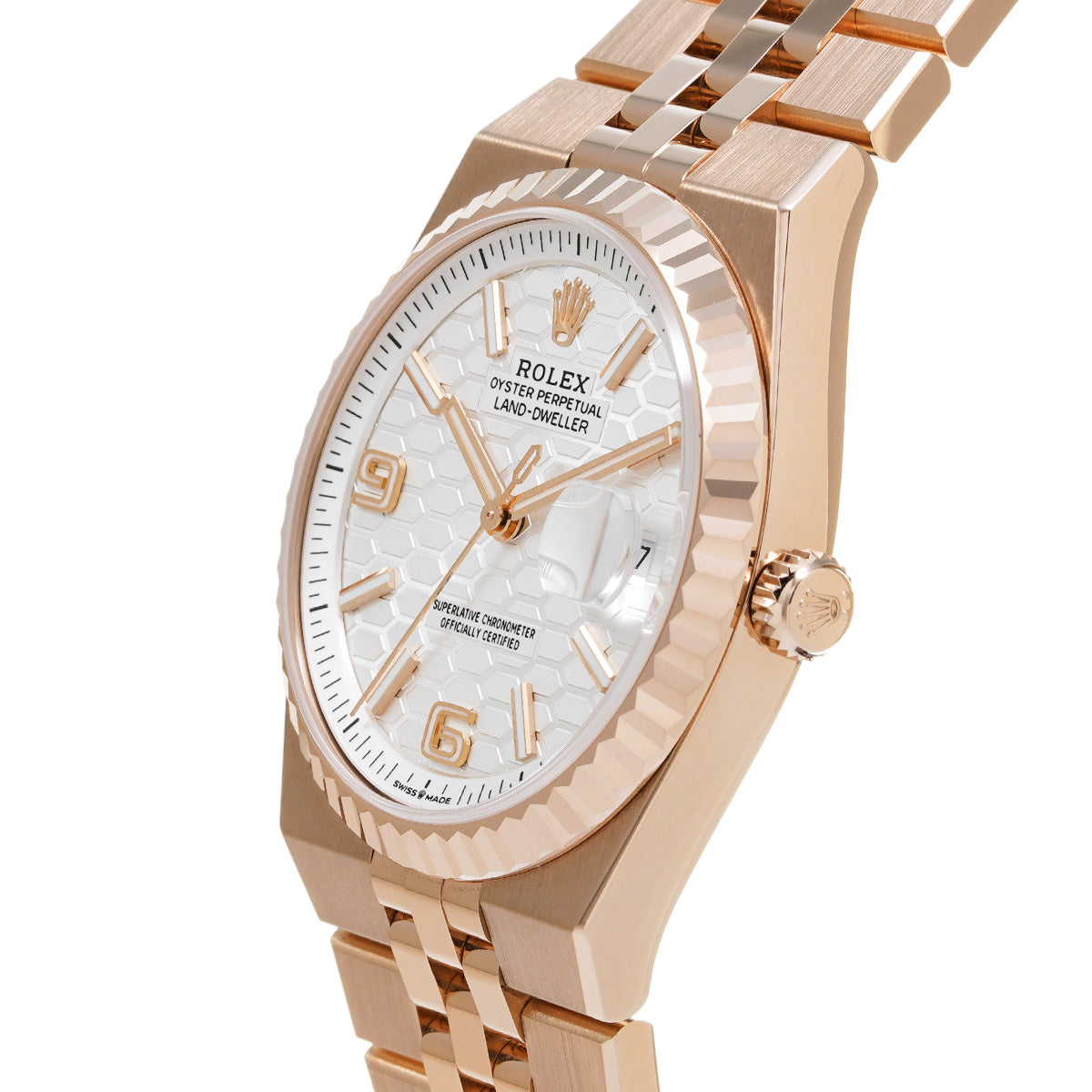 127235 LAND DOUBLER 36 Random Serial Silver ROLEX Men's [Pre-Owned].