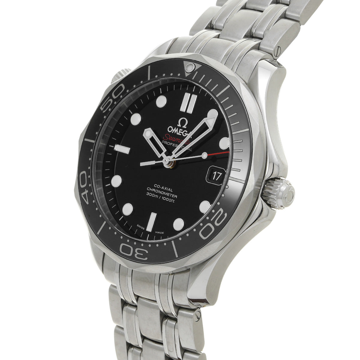 Seamaster Diver 300 Co-Axial 212.30.41.20.01.003 Black OMEGA Men's [Pre-Owned].