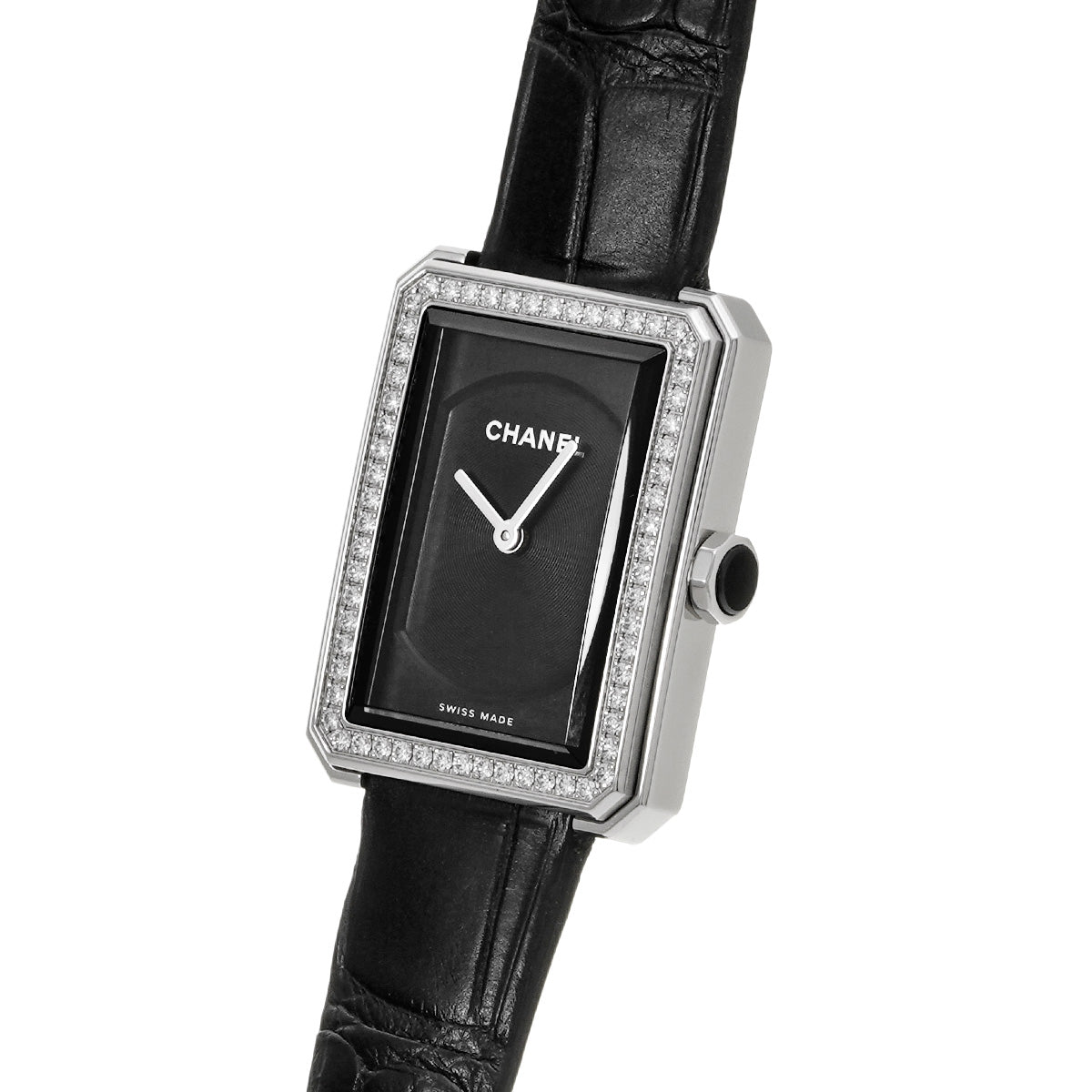 Boyfriend H4883 Black CHANEL Women's [Pre-owned].