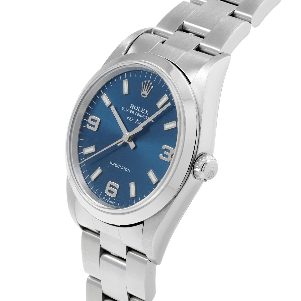 Air-King 14000M P (manufactured circa 2001) Blue ROLEX Men's [Pre-Owned].