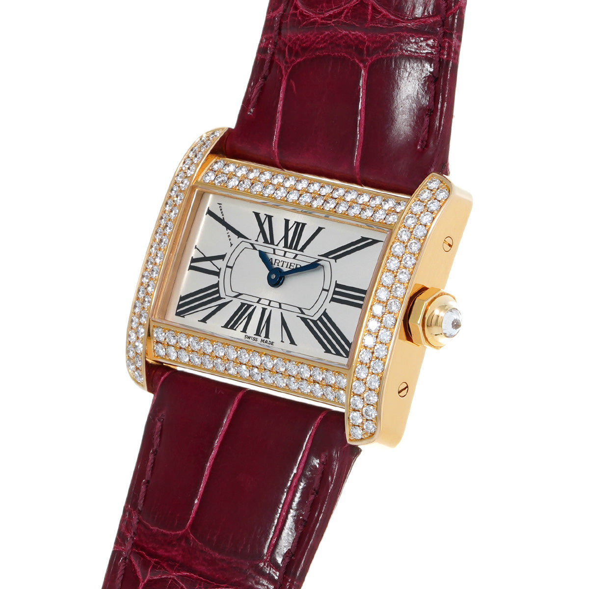 Tank Divan WA301036 Silver CARTIER Ladies [Pre-Owned].