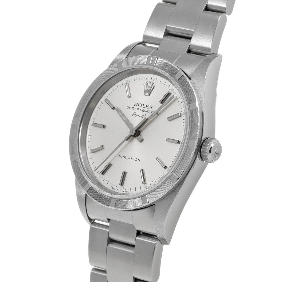 Air-King 14010M P (made around 2001) Silver ROLEX Men's [Pre-Owned].