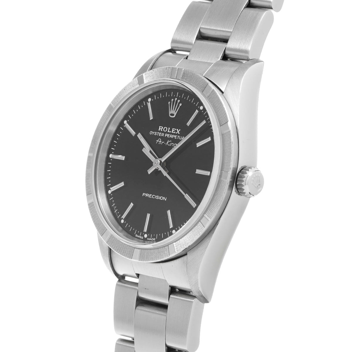 Air-King 14010 W (manufactured around 1995) Black ROLEX Men's [Pre-owned].