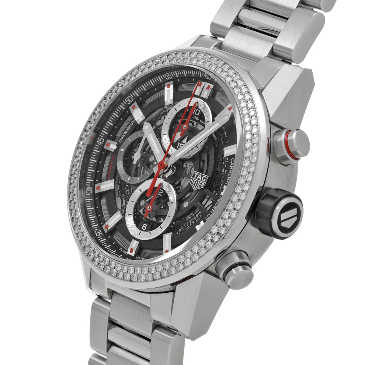 CARRERA CALIBRE HEUER 01 Chronograph CAR201P.BA0766 Skeleton TAG HEUER Men's [Pre-Owned].