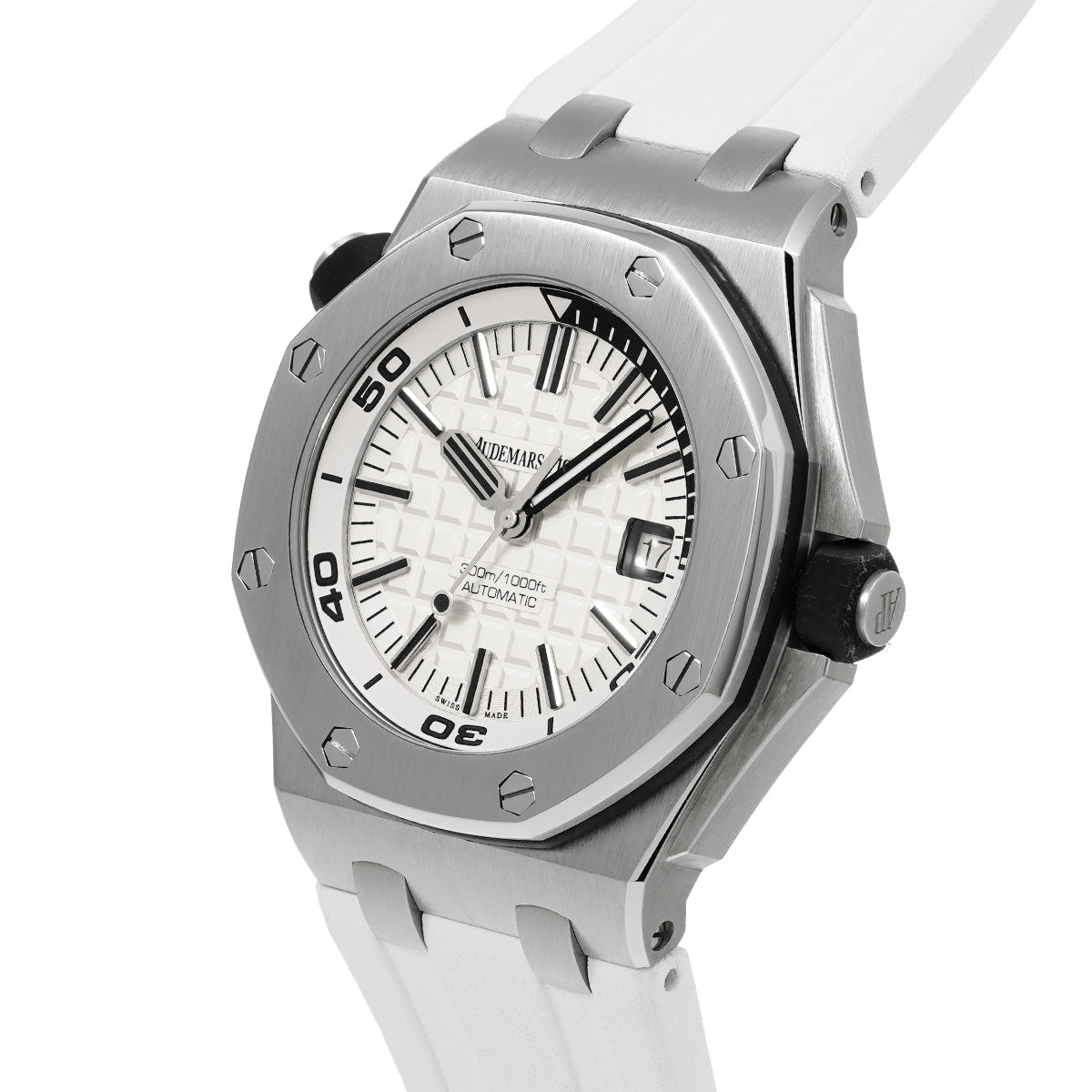 Royal Oak Offshore Diver 15710ST.OO.A010CA.01 White AUDEMARS PIGUET Men's [Pre-Owned]