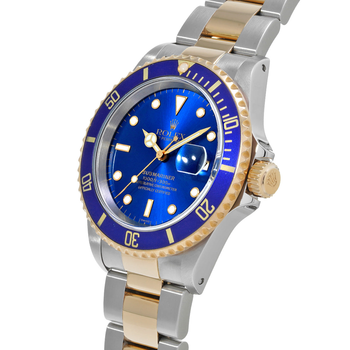 Submariner Date 16613 A (manufactured circa 1999) Blue ROLEX Men's [Pre-owned].