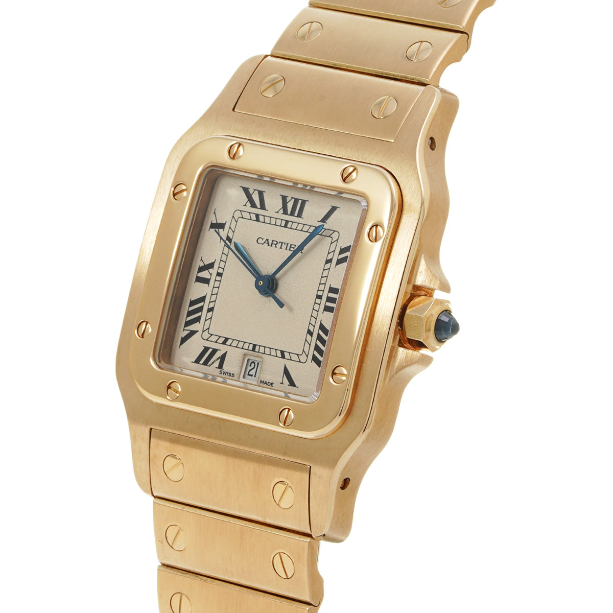 Santos Garbet LM W20009C5 Ivory CARTIER Ladies [Pre-owned].