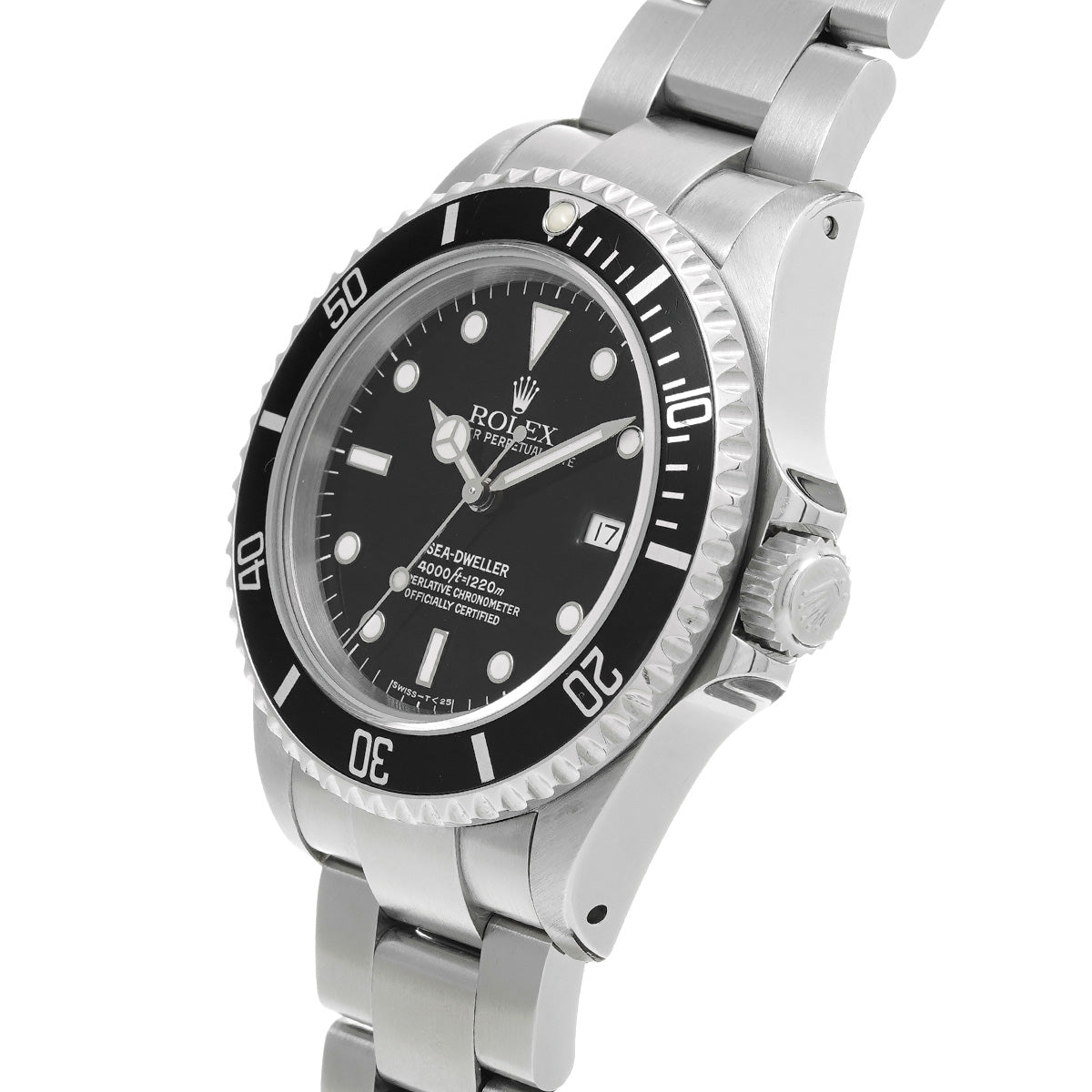 Sea-Dweller 16600 S (made around 1994) Black ROLEX Men's [Pre-Owned].