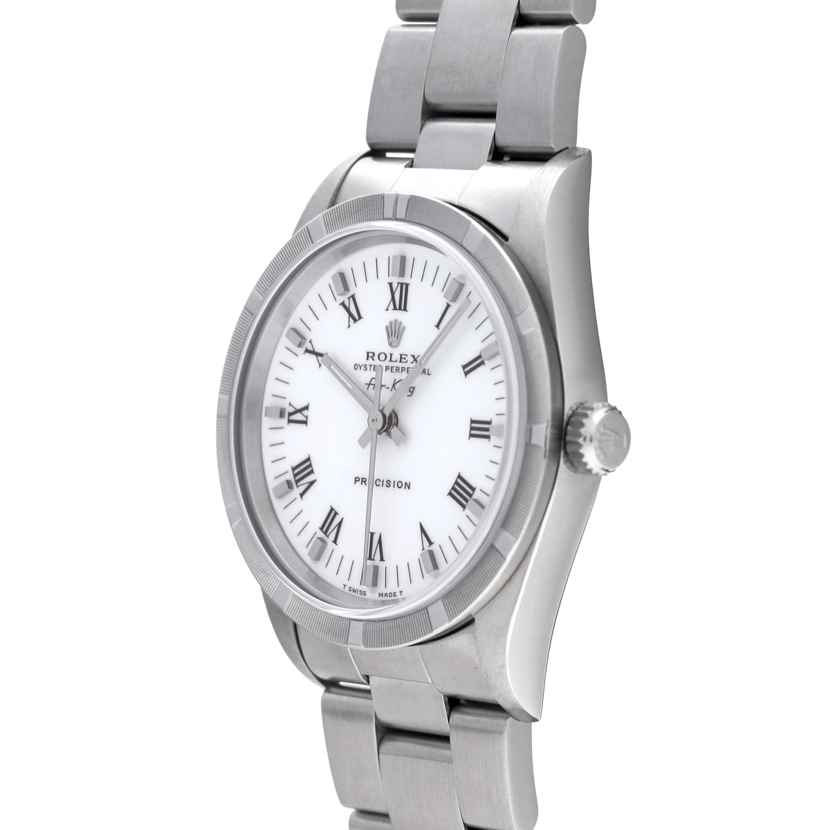 Air-King 14010 T (manufactured circa 1997) White ROLEX Men's [Pre-Owned].
