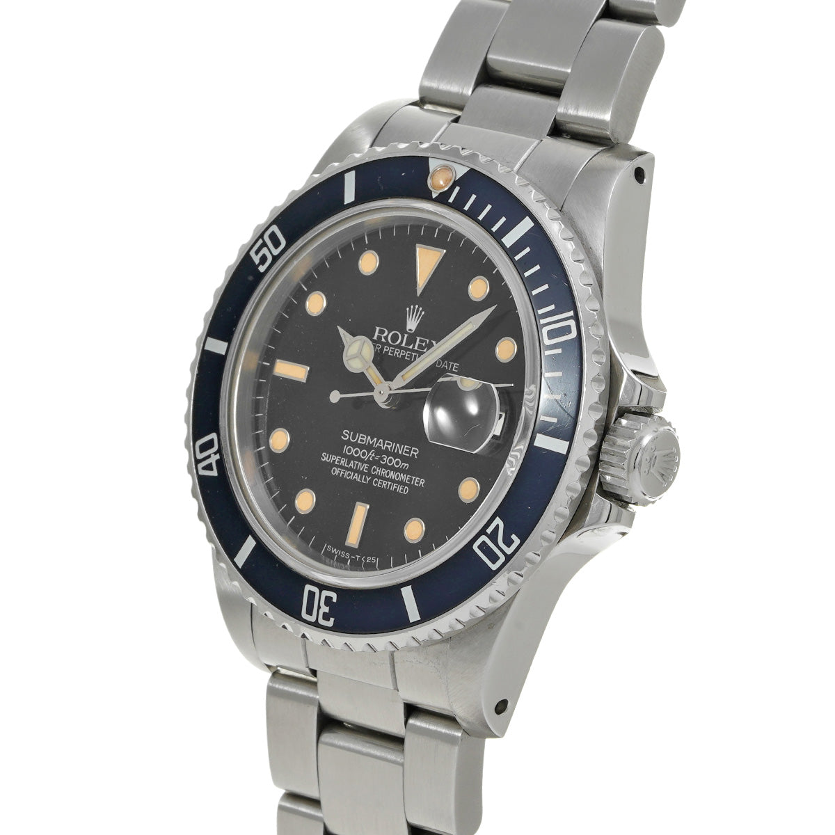 Submariner Date 16800 83s (manufactured circa 1983) Black ROLEX Men's [Pre-Owned].