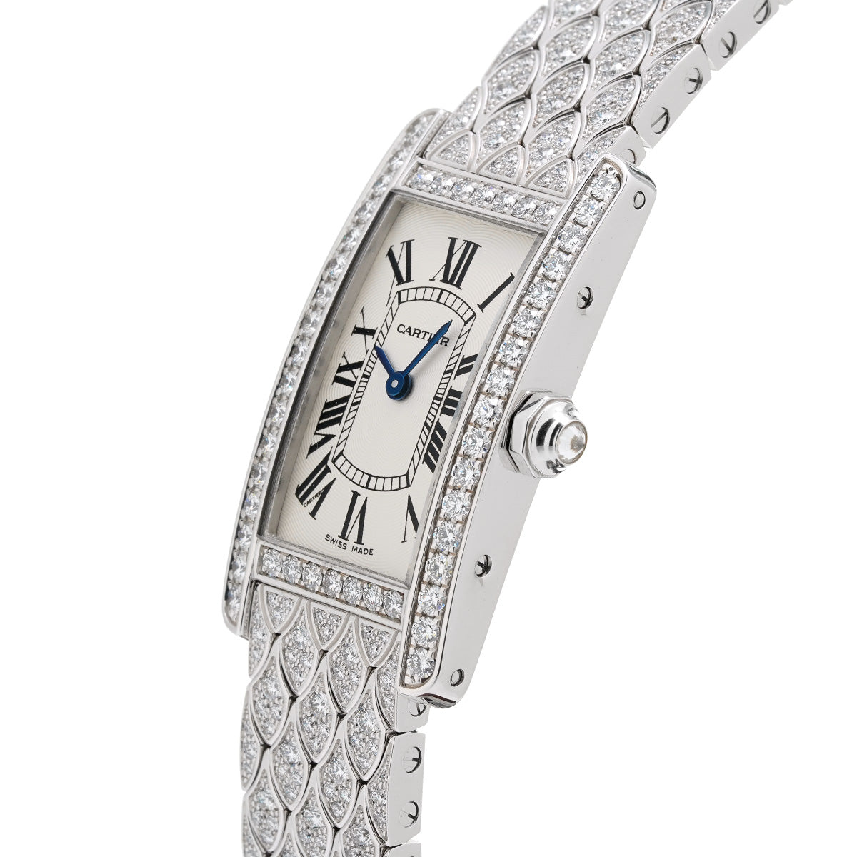 Tank American HPI00620 Silver CARTIER Ladies [Pre-owned]