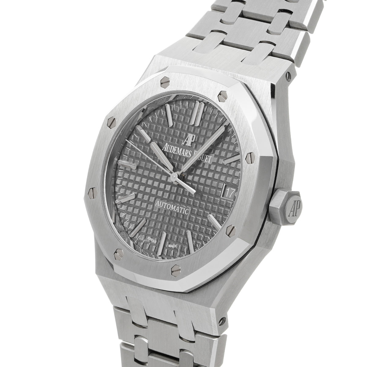 Royal Oak 15450ST.OO.1256ST.02 Ruthenium Gray AUDEMARS PIGUET Men's [Pre-Owned]