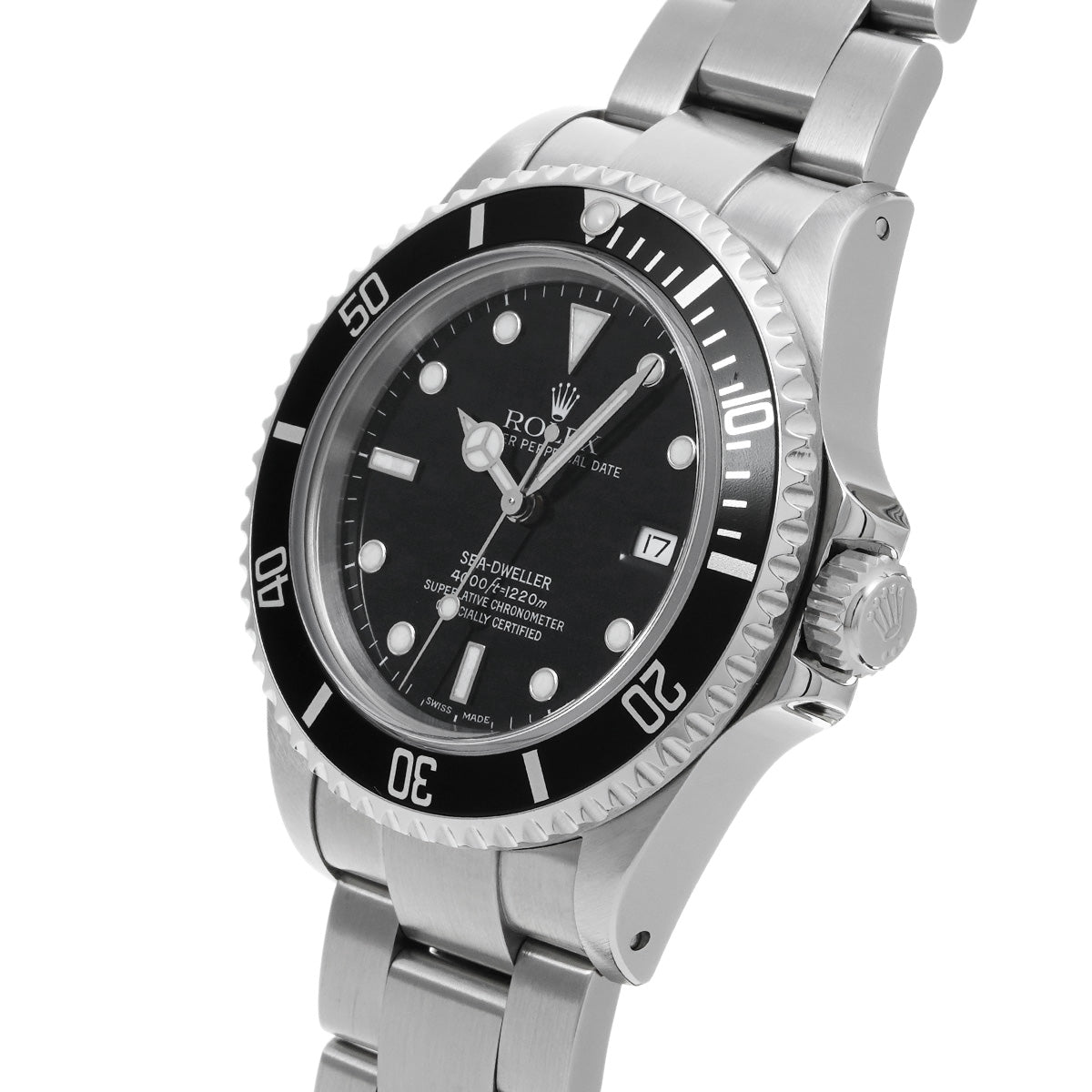 Sea-Dweller 16600 P (made around 2000) Black ROLEX Men's [Pre-Owned].