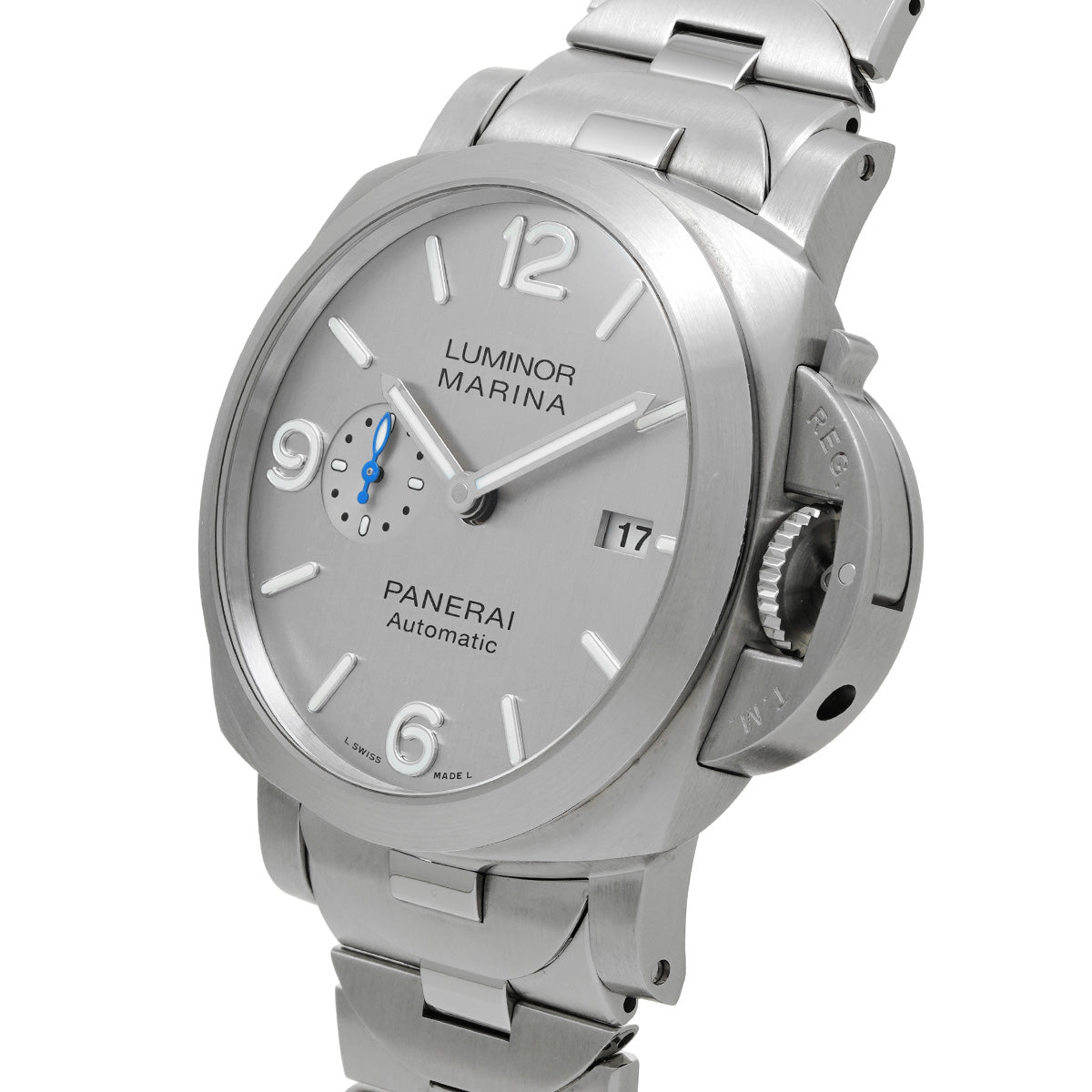 Luminor Marina 44mm PAM00978 Silver PANERAI Men's [Pre-Owned].