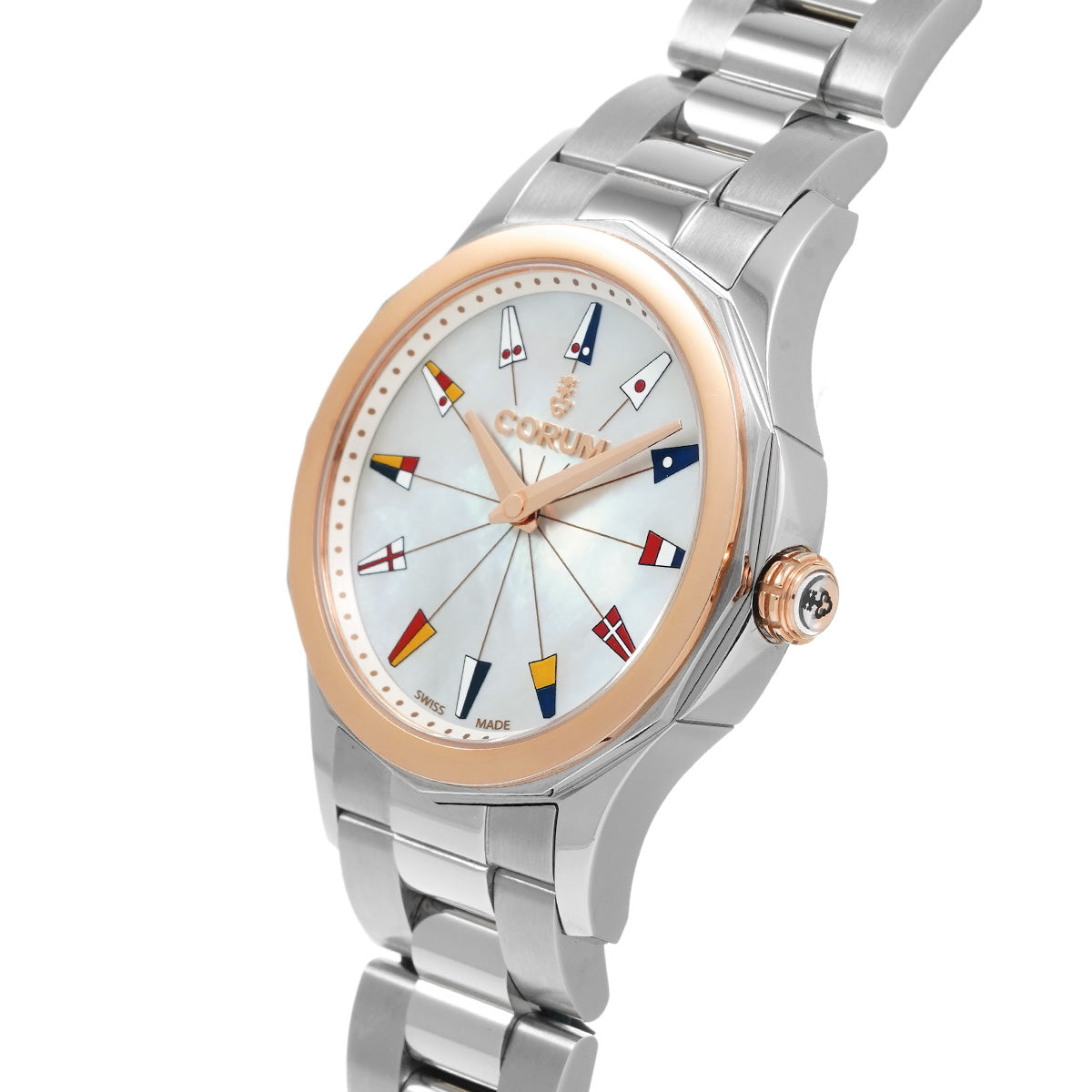 Admirals Cup Legend 32 020.100.24/V200 PN12 White MOP CORUM Ladies [Pre-owned]