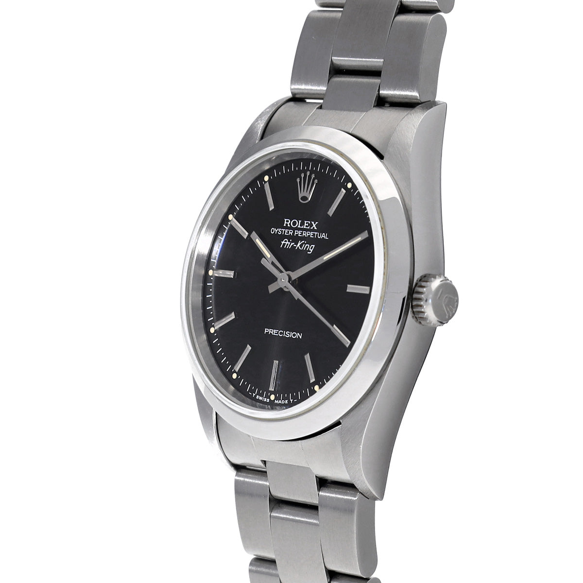 Air-King 14000 W (made around 1995) Black ROLEX Men's [Pre-Owned].