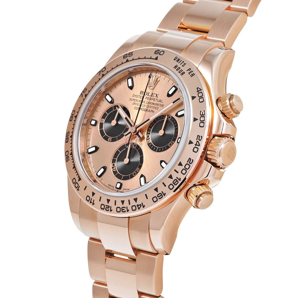 Cosmograph Daytona 116505 V (manufactured circa 2009) Pink/Black ROLEX Men's [Pre-Owned].