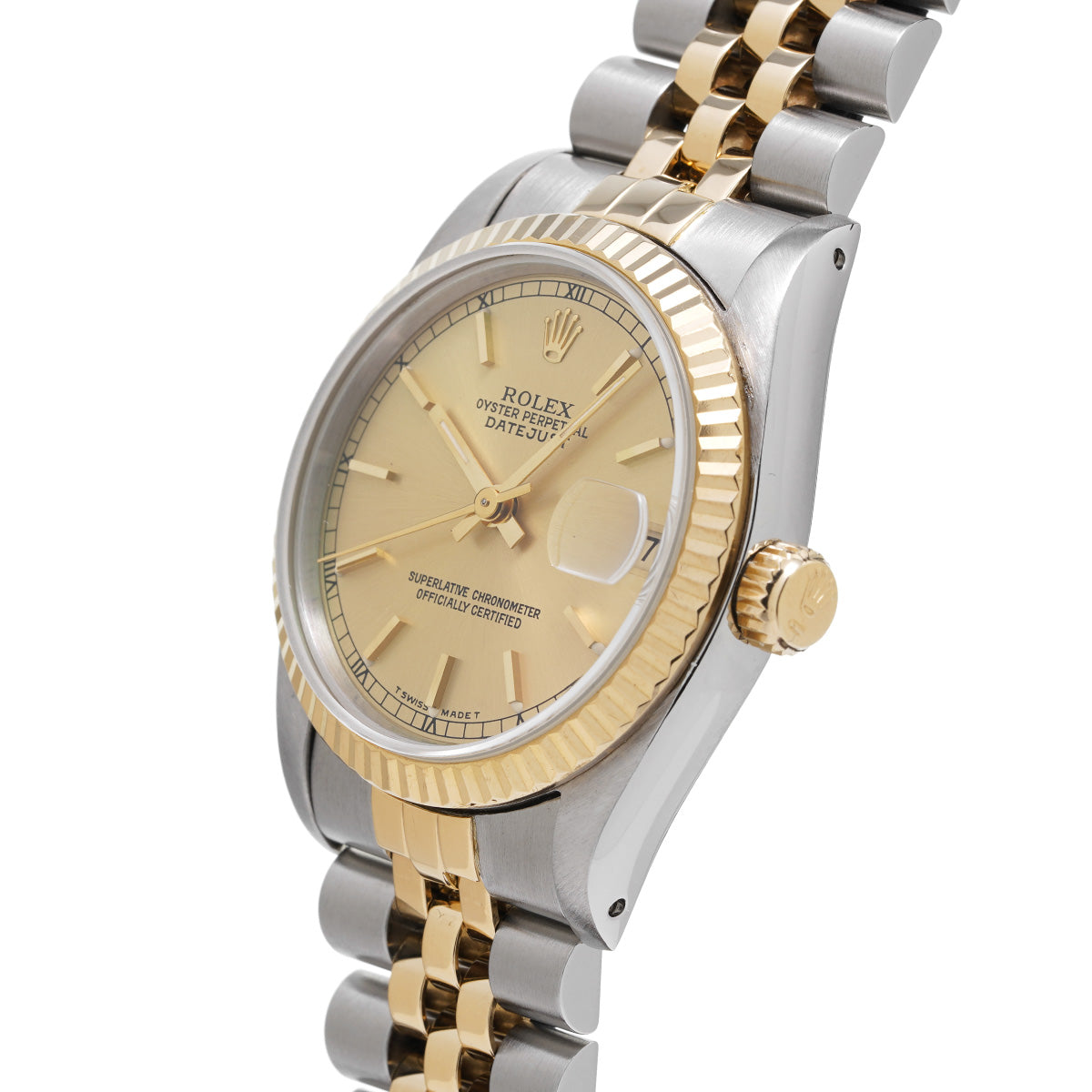 Datejust 68273 N (manufactured circa 1991) Champagne ROLEX Unisex [Pre-Owned].