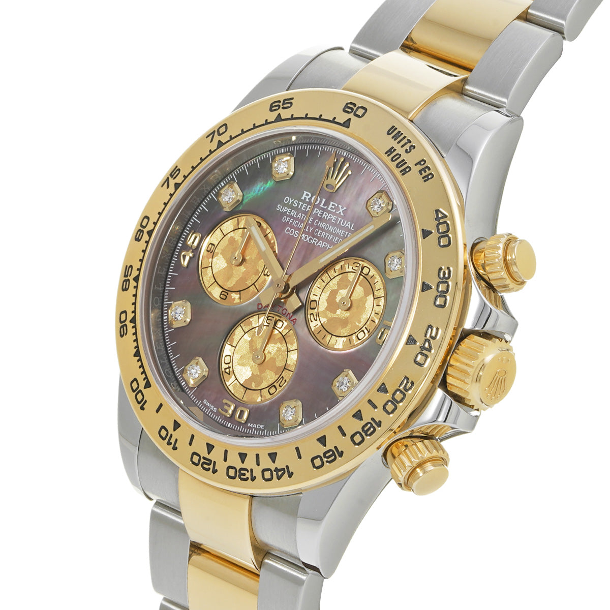 Cosmograph Daytona 116503NG Random Serial Black MOP/Diamond ROLEX Men's [Pre-Owned].