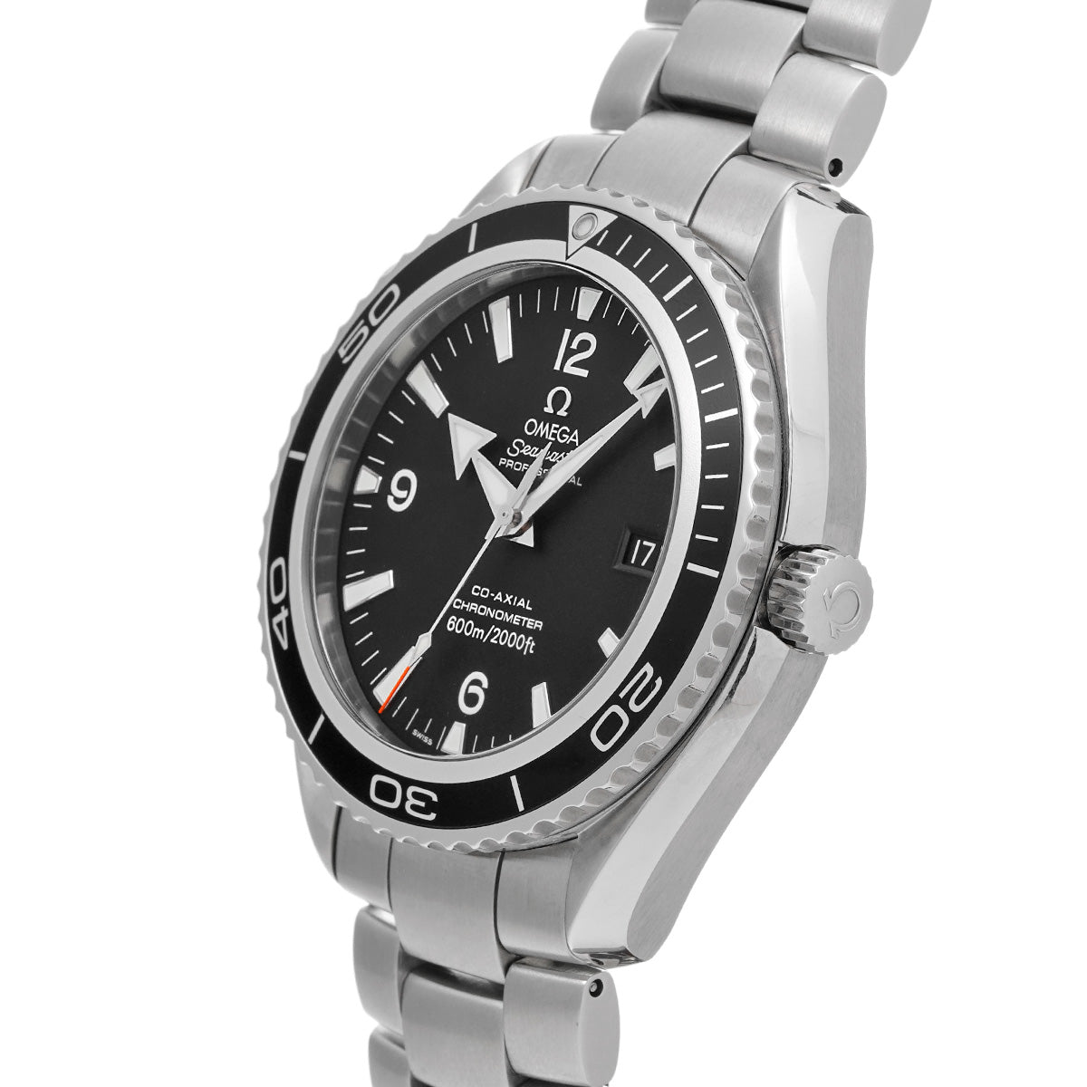 Seamaster Planet Ocean 600 Co-Axial 2200.50 Black OMEGA Men's [Pre-Owned].