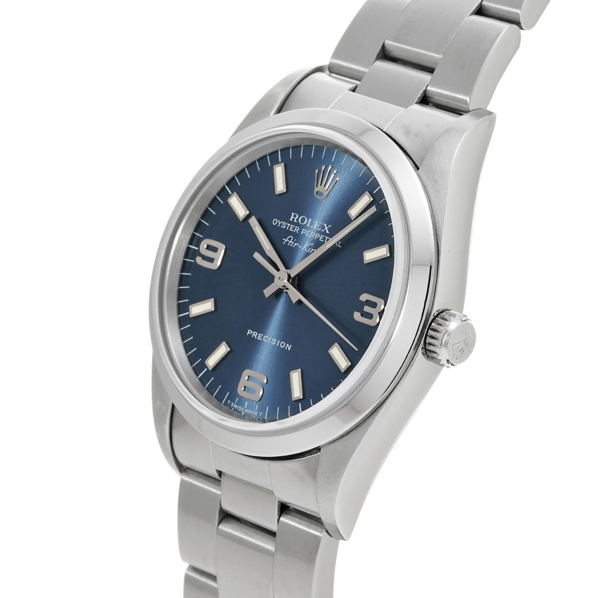 Air-King 14000 T (manufactured circa 1997) Blue ROLEX Men's [Pre-Owned].