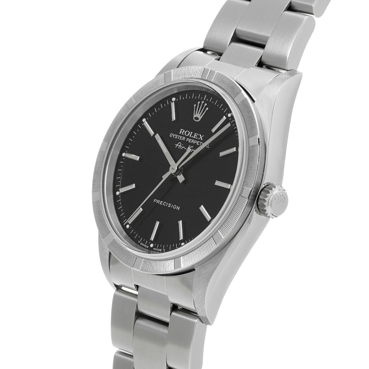 Air-King 14010 U (manufactured circa 1997) Black ROLEX Men's [Pre-owned].