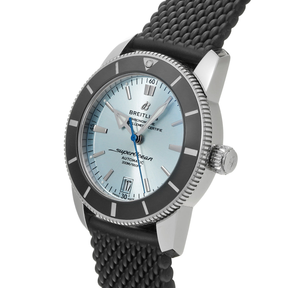 Super Ocean Heritage B20 Automatic 42 Japan Limited AB20108A1C1S1 Ice Blue BREITLING Men's [Pre-Owned].