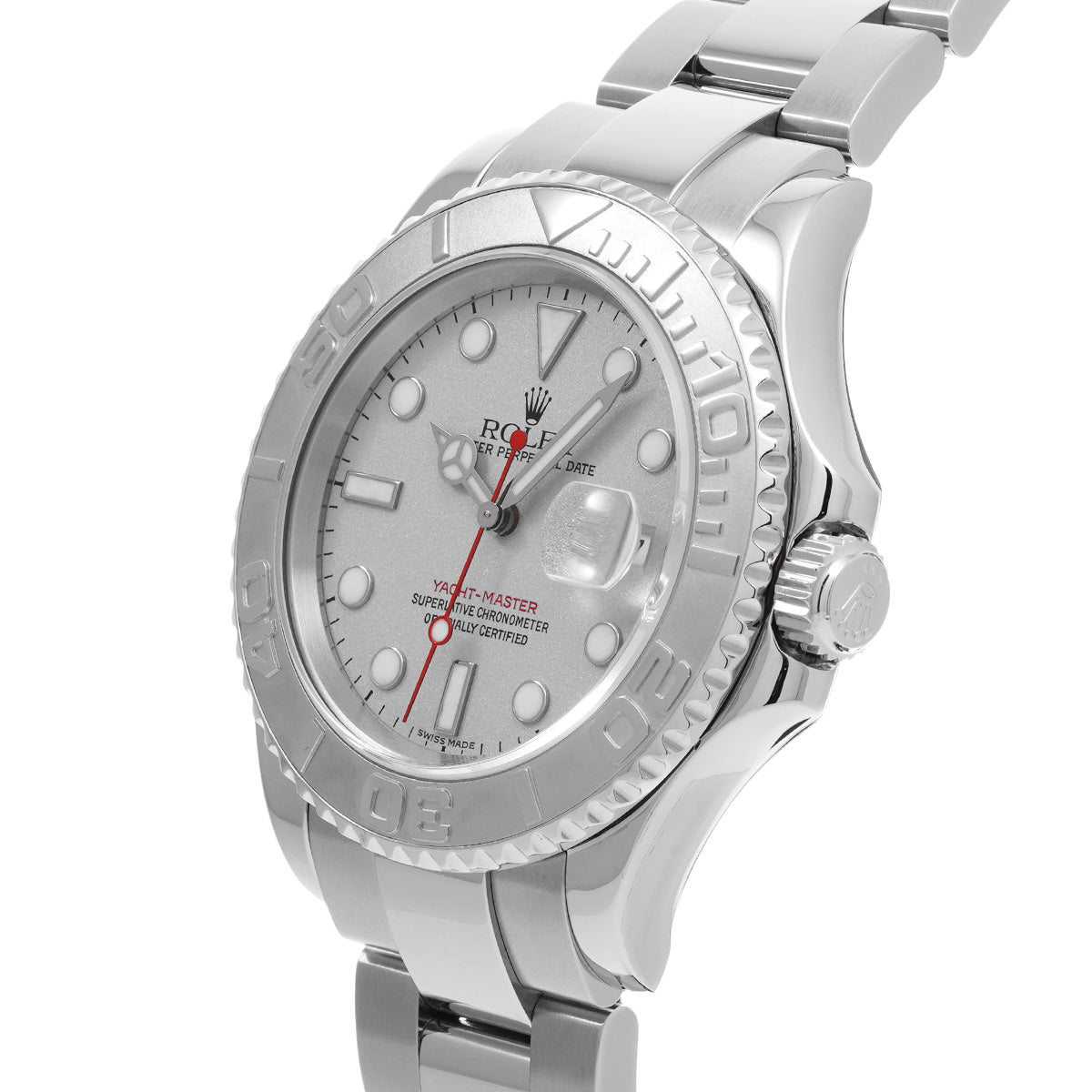 Yacht-Master Rhodium 16622 F (manufactured circa 2004) Gray ROLEX Men's [Pre-Owned].