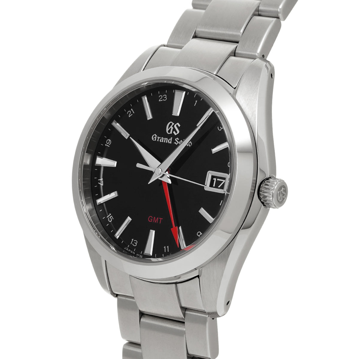 SBGN013 Heritage Collection Quartz GMT Black Grand Seiko Men's [Pre-Owned].