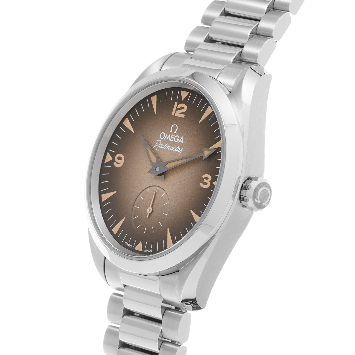 Seamaster Railmaster Co-Axial Master Chronometer 235.10.38.20.13.001 Brown OMEGA Men's [New]