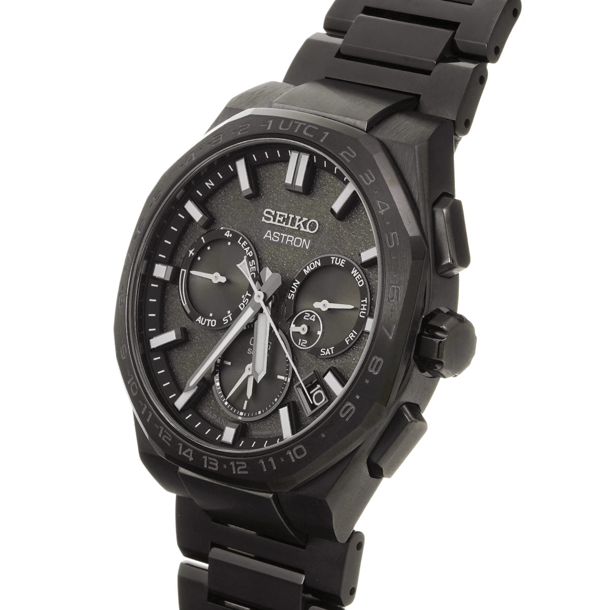 Astron Biohazard Death Island SBXC129 Black SEIKO Men's [Pre-owned].