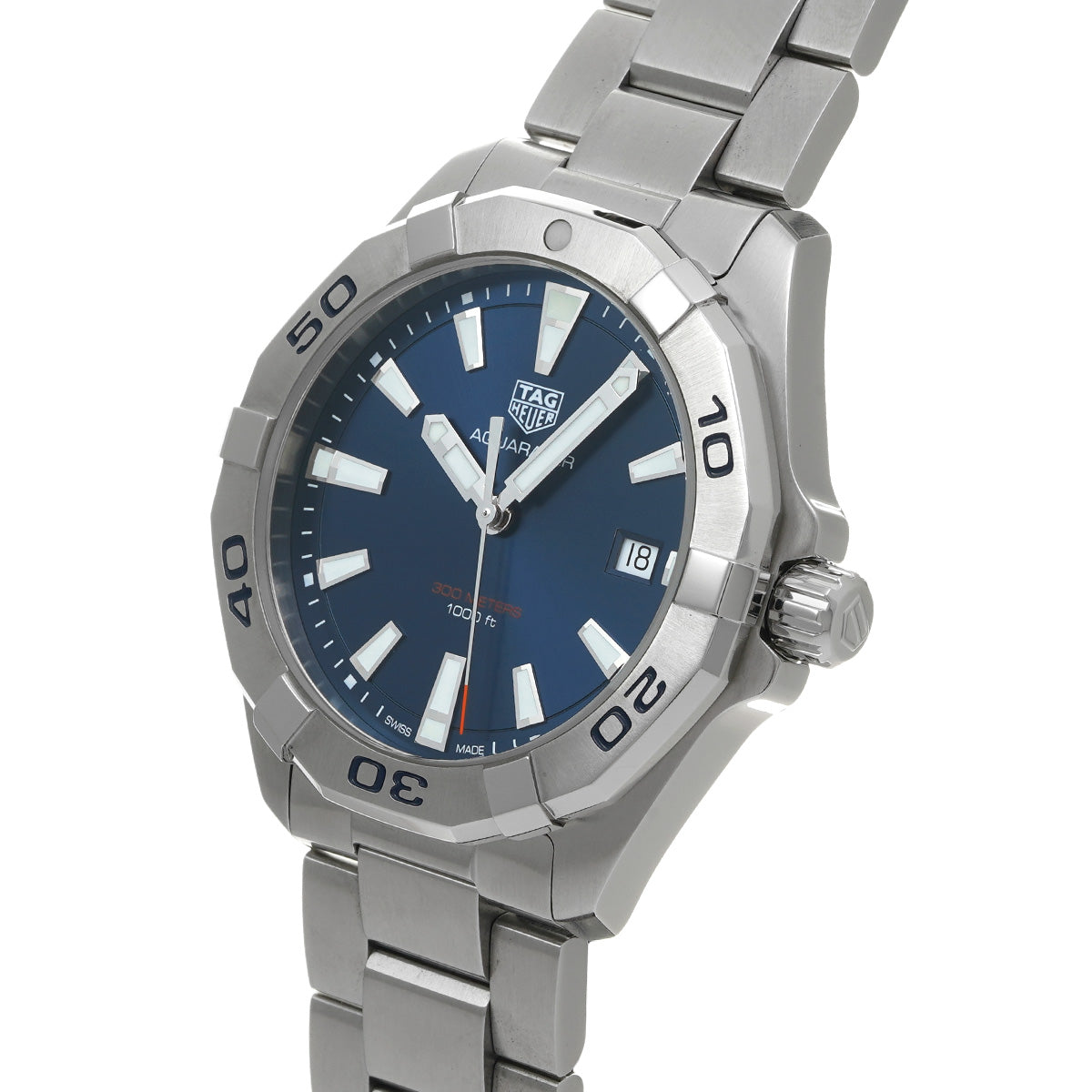 Aquaracer Quartz WBD1112.BA0928 Blue TAG HEUER Men's [Pre-Owned].