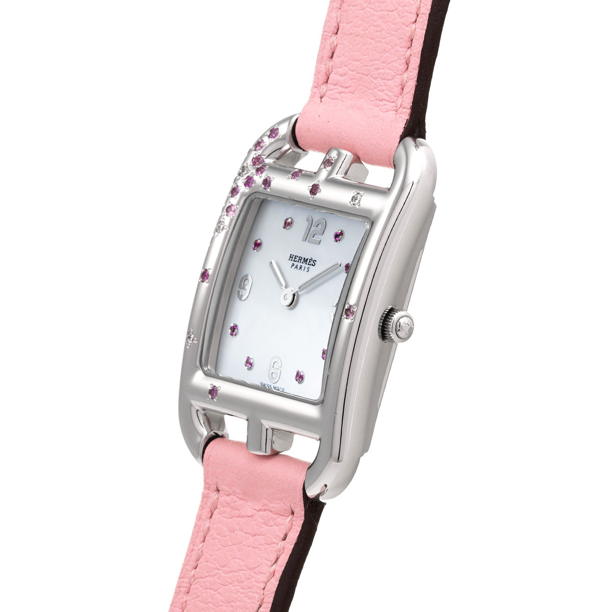 Cape Cod PM CC1.233 White MOP/Sapphire HERMES Ladies [Pre-owned].