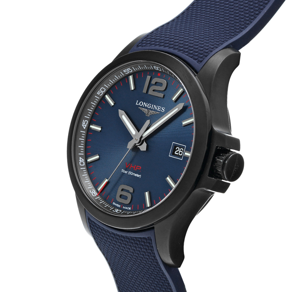 Conquest V.H.P L3.726.2.96.9 Blue LONGINES Men's [Pre-Owned].
