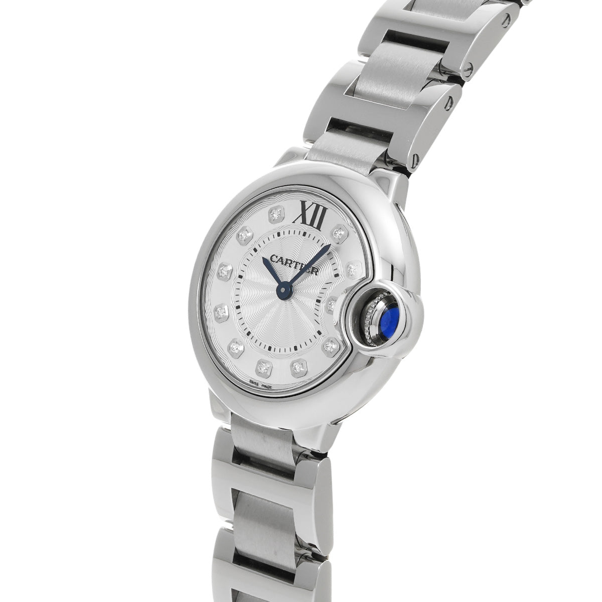 Ballon Bleu de Cartier W4BB0029 Silver/diamond CARTIER Ladies [Pre-owned]
