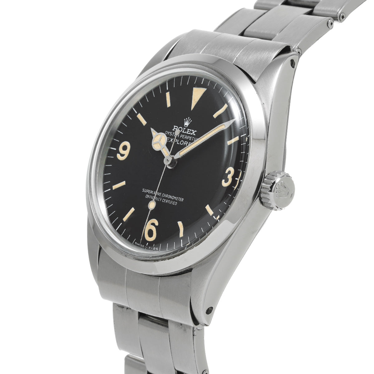 Explorer 1016, 21 series (manufactured circa 1969) Black ROLEX Men's [Pre-Owned].