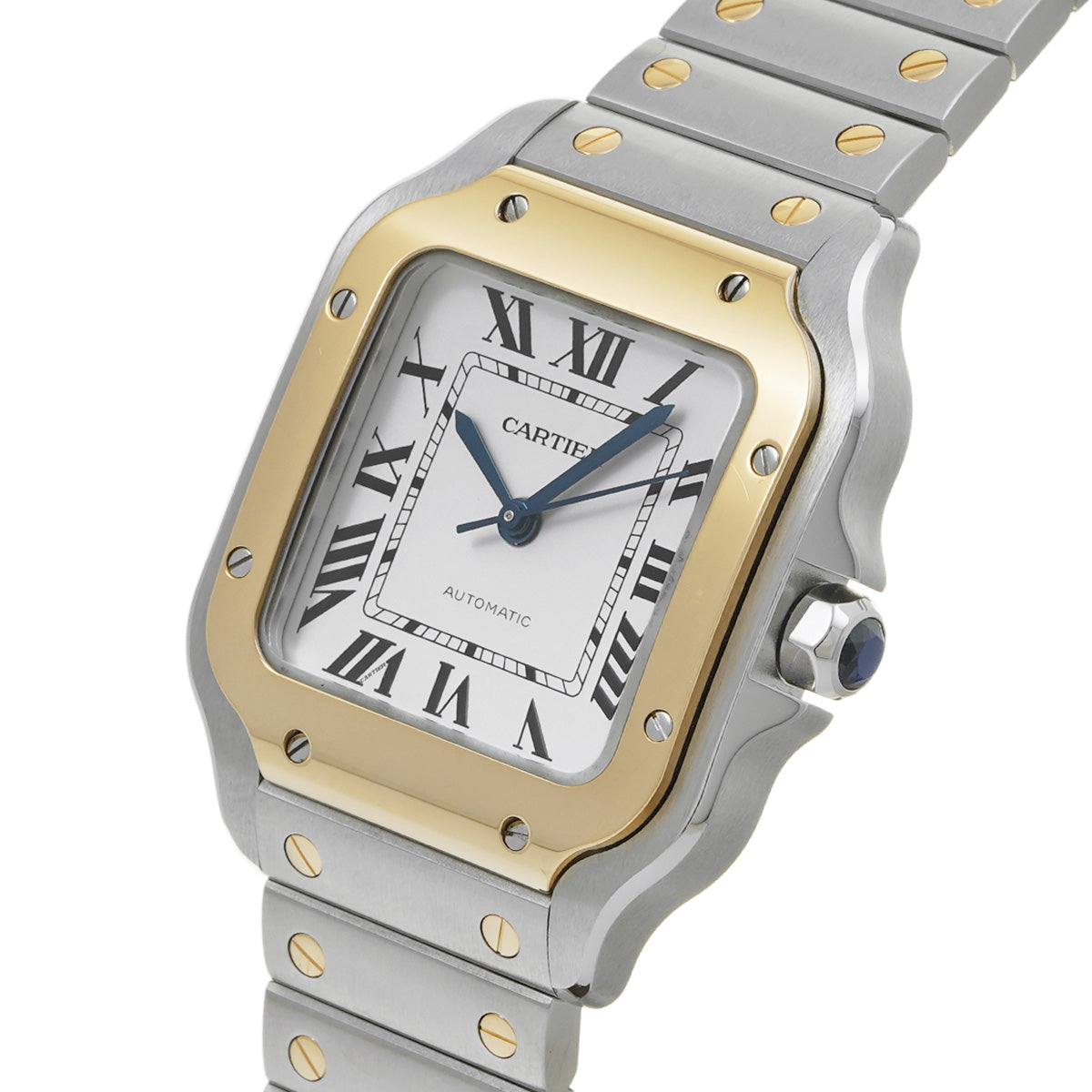 Santos de Cartier MM W2SA0016 Silver CARTIER Men's [Pre-owned]