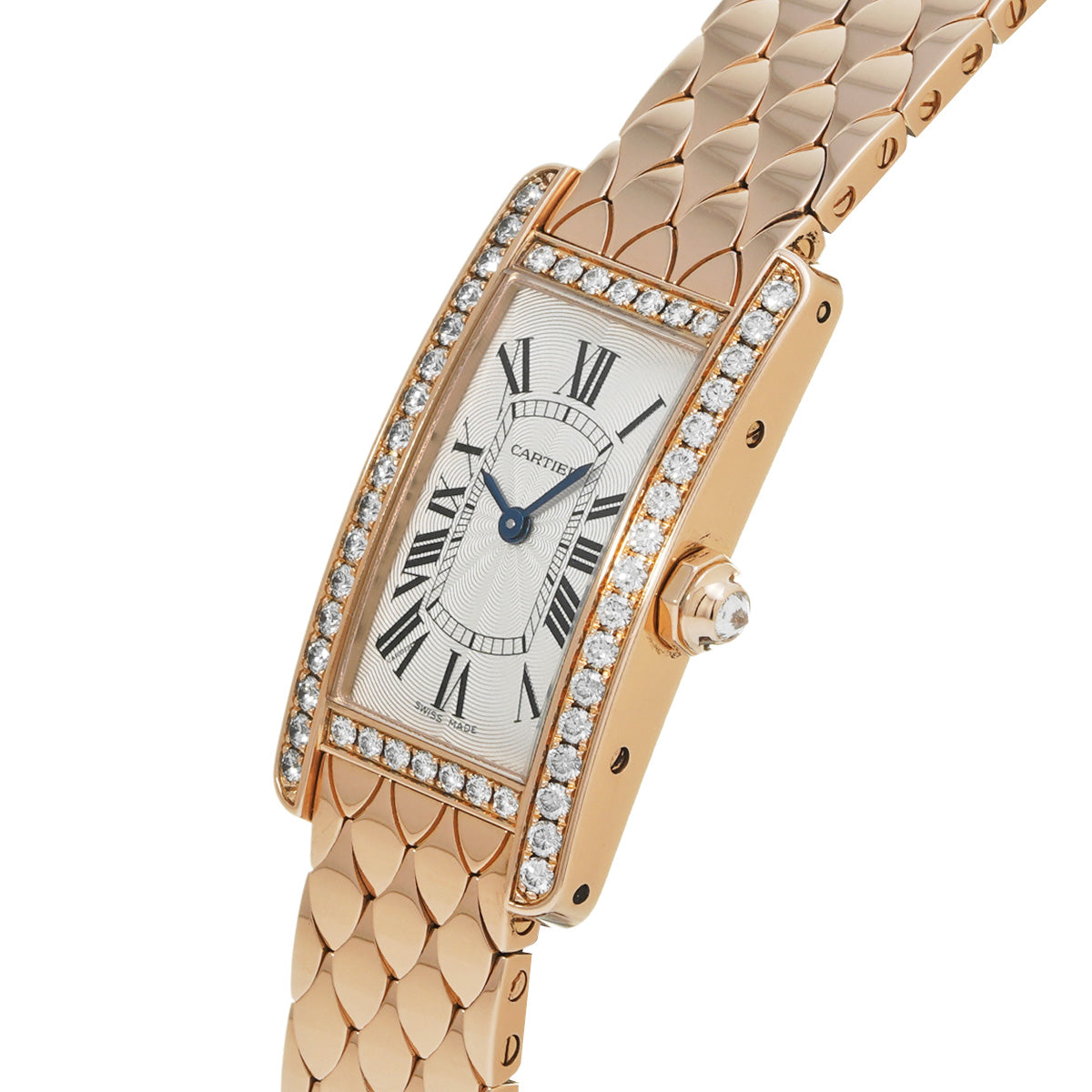 Tank American SM WB710008 Silver CARTIER Ladies [Pre-Owned].