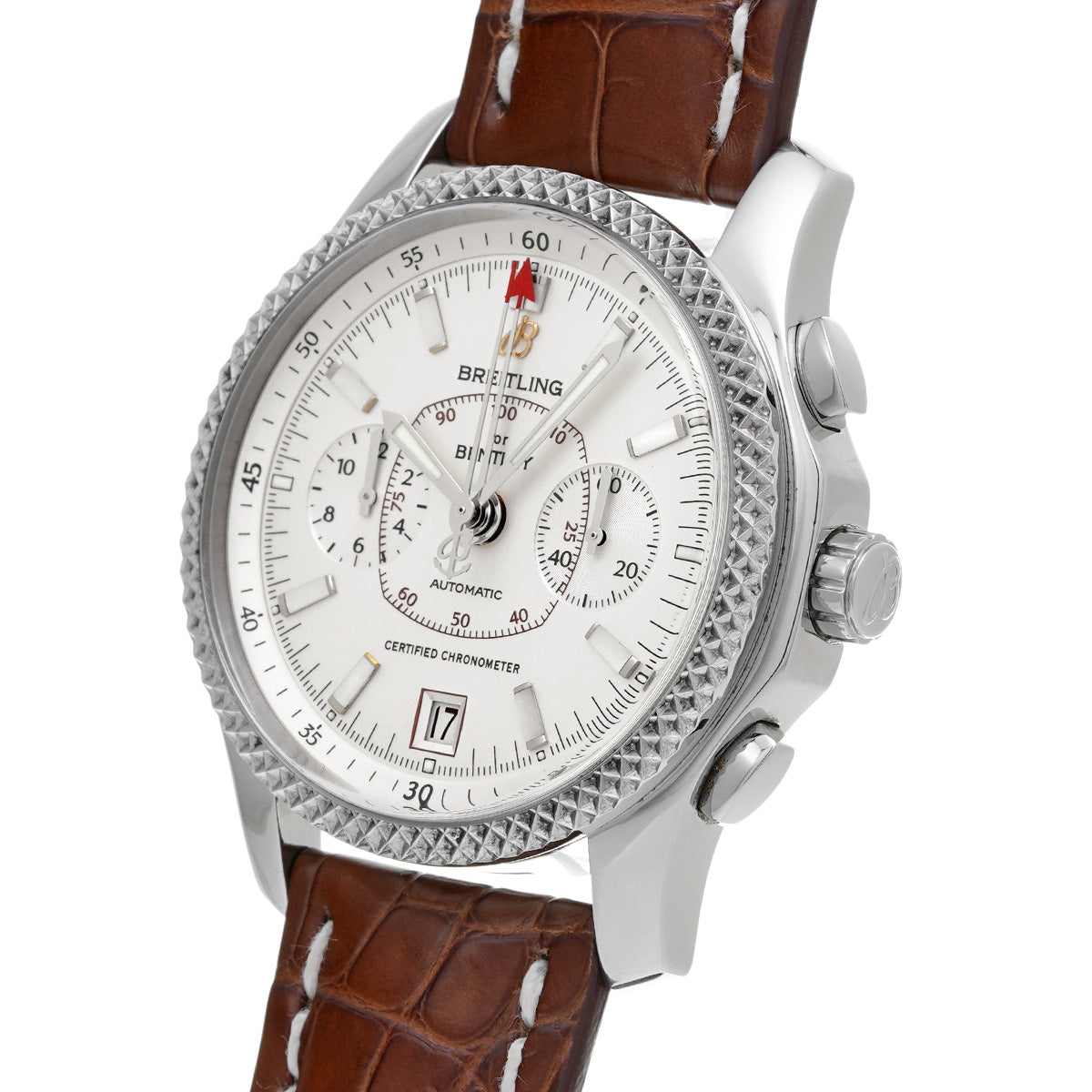 Bentley Mark VI P266G11SP Silver BREITLING Men's [Pre-Owned].