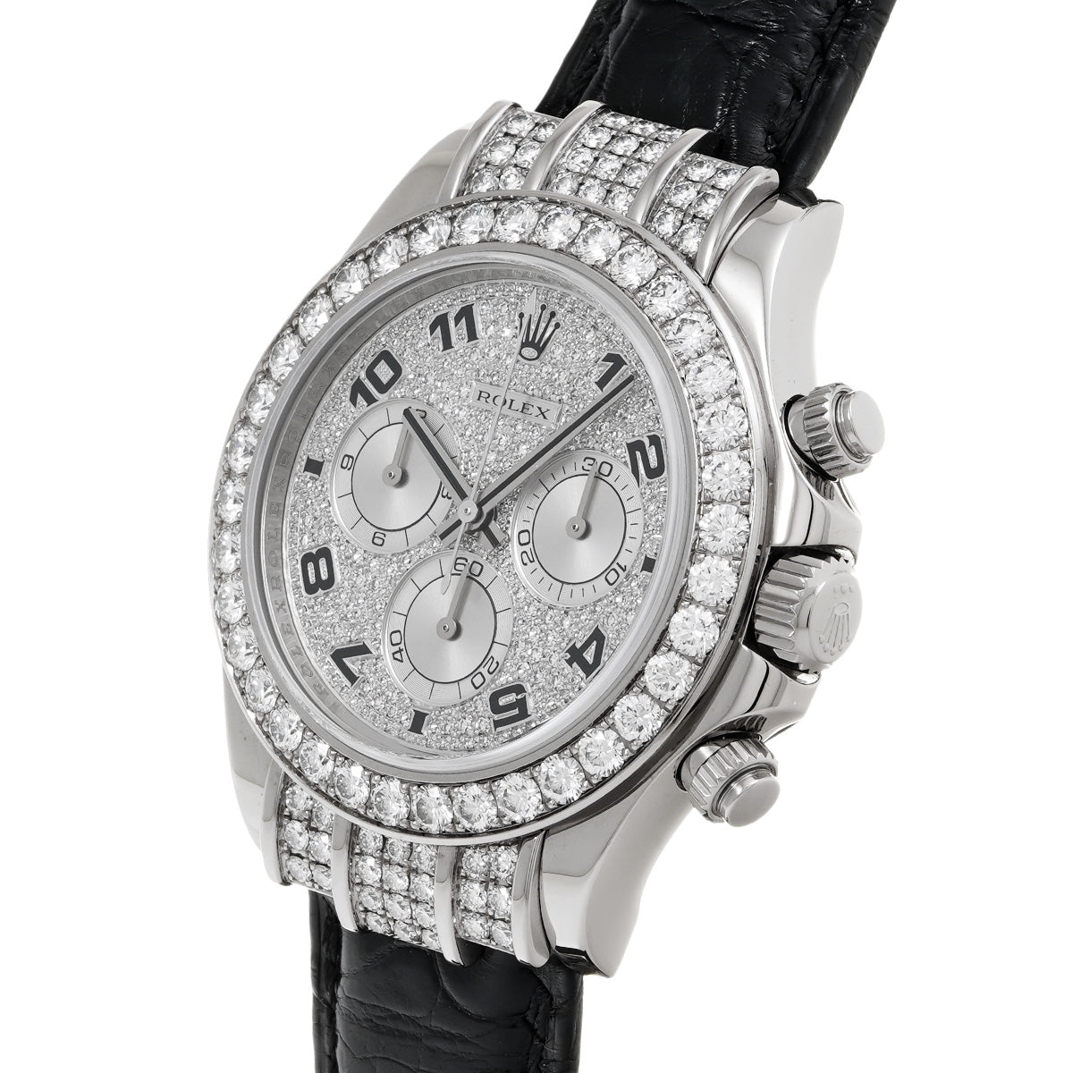 Cosmograph Daytona 116599RBR M (made around 2008) Pav Diamond/Silver ROLEX Men's [Pre-Owned].