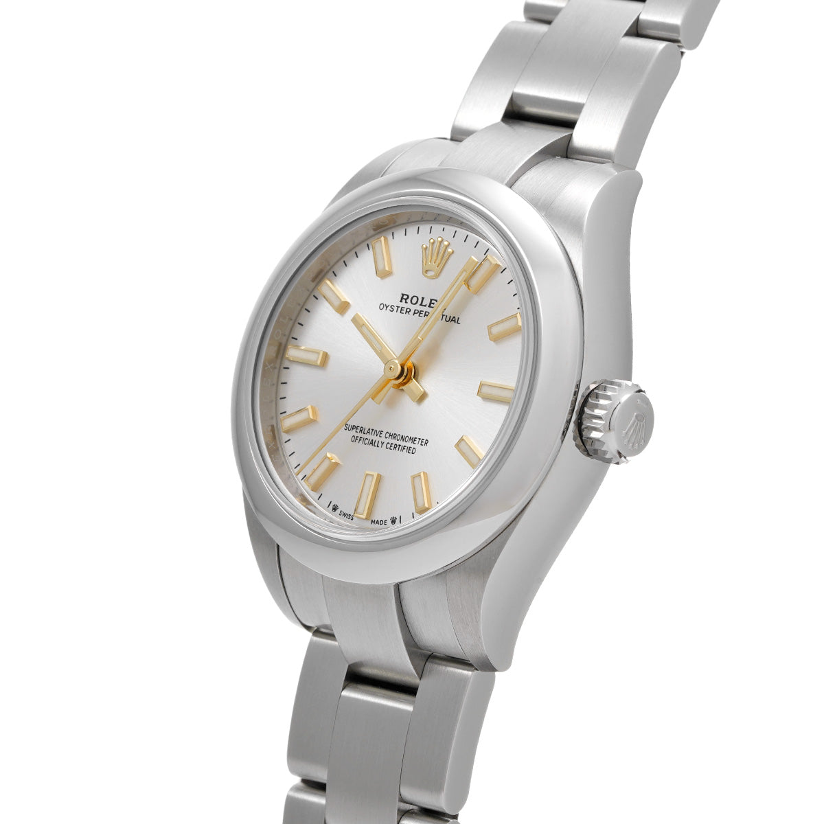 Oyster Perpetual 28 276200 Silver ROLEX Ladies [Pre-owned]