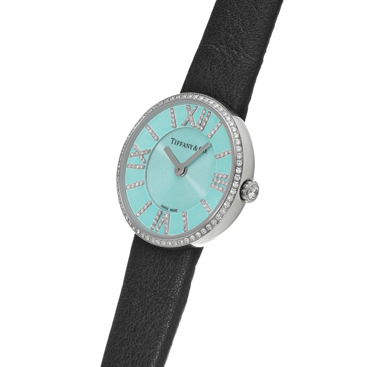 Atlas 63320781 Tiffany Blue/Diamond TIFFANY &amp; Co. ladies [pre-owned].