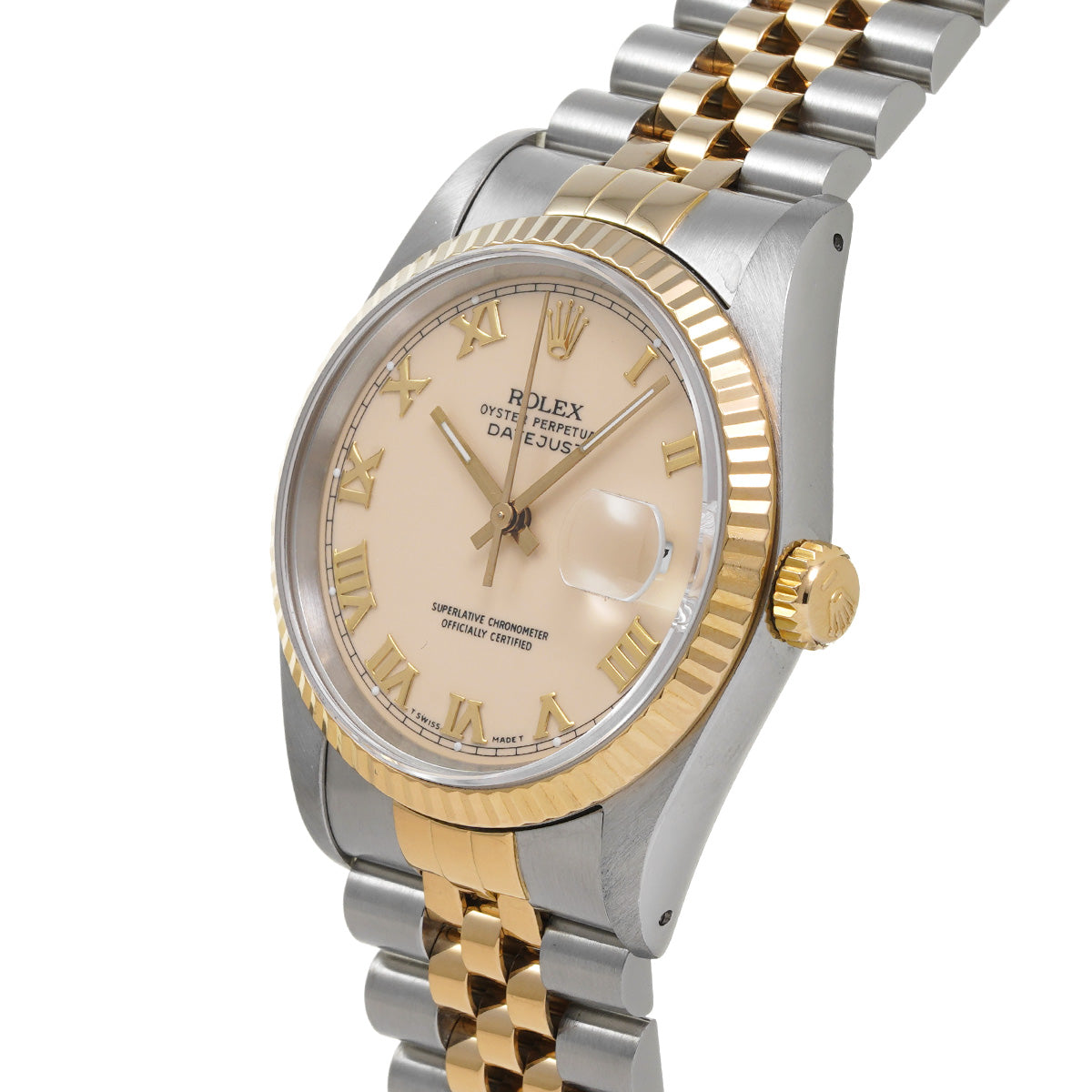 Datejust 16233 R (manufactured circa 1988) Ivory ROLEX Men's [Pre-Owned].