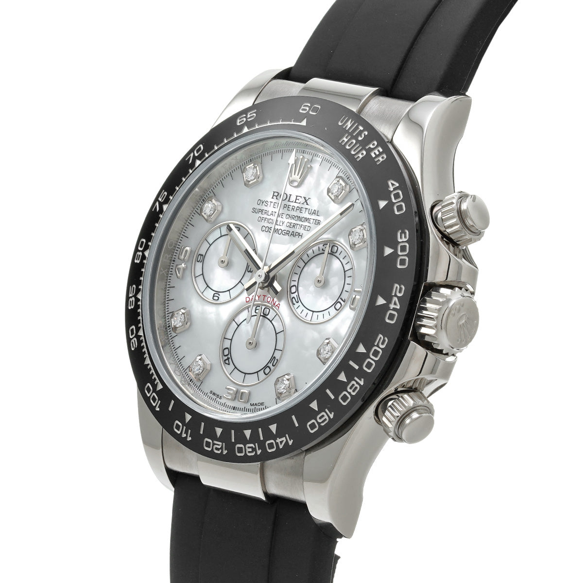 Cosmograph Daytona 116519LNNG Random Serial White MOP/Diamond ROLEX Men's [Pre-Owned].