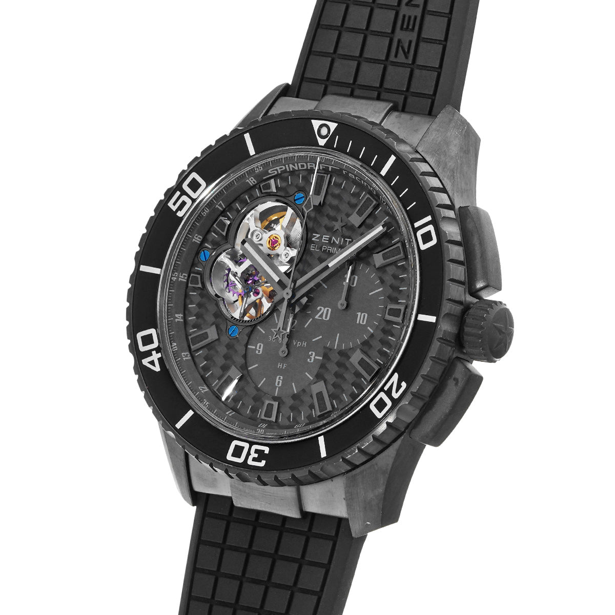 El Primero Stratos Stratos Spindrift 75.2060.4061/21.R573 Black ZENITH Men's [pre-owned]