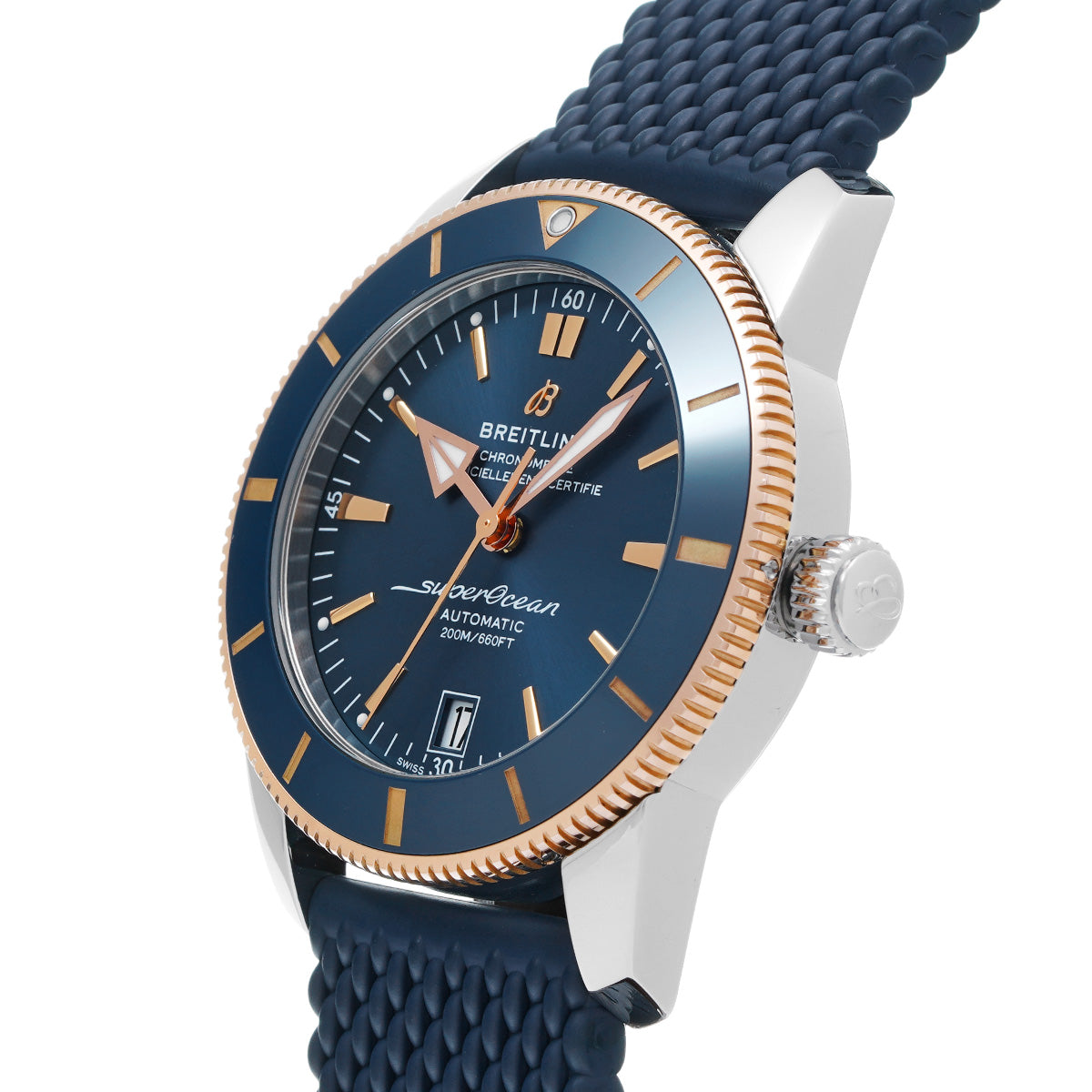 Super Ocean Heritage B20 Automatic 42 UB2010161C1S1 Blue BREITLING Men's [Pre-Owned].
